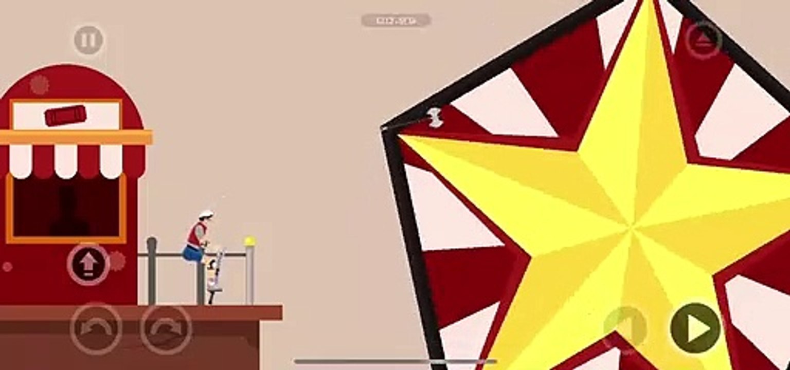 Happy Wheels Mobile: Beating Pogo Stick Guy Level 5