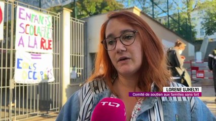 Une famille avec deux enfants, à la rue à Saint-Etienne - Reportage TL7 - TL7, Télévision loire 7