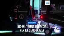 Il presidente USA Joe Biden attacca Donald Trump: 