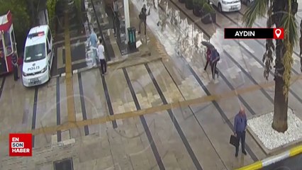 Aydın'da vatandaş fenalaştı yardımına polis yetişti