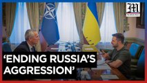 NATO'S Secretary-General meets with Zelenskyy to Discuss'Ending Russia’s agression'