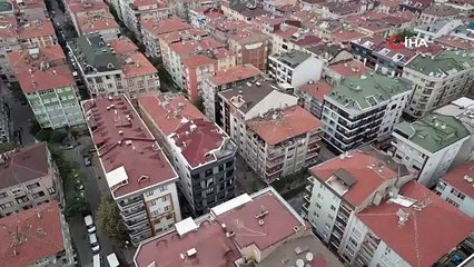 Bahçelievler’de patlama sonrası binada ve çevrede oluşan tahribat böyle görüntülendi