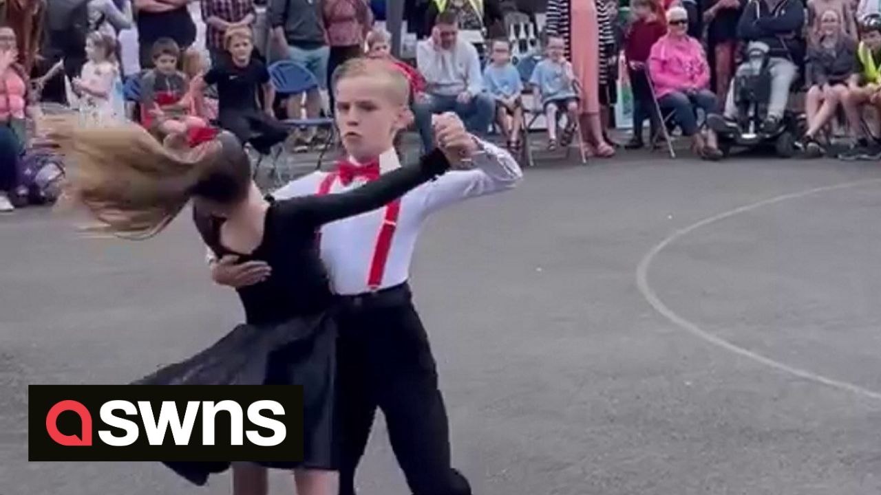 Siblings take the dancefloor by storm - winning professional championships aged eight and 11