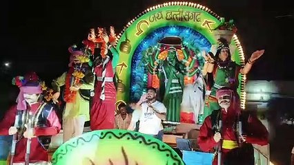 गणेश विसर्जन झांकी में छत्तीसगढ़ महतारी.. राजनांदगांव में उमड़ा आस्था का जनसैलाब, देखें वीडियो