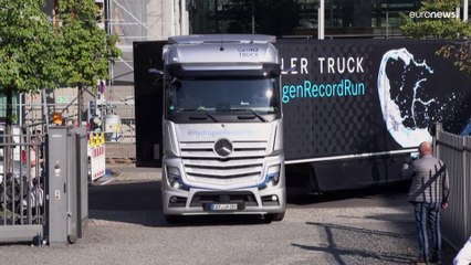شاهد: الرهان الألماني.. شاحنة تعمل بالهيدروجين تقطع أكثر من 1000 كيلو متر