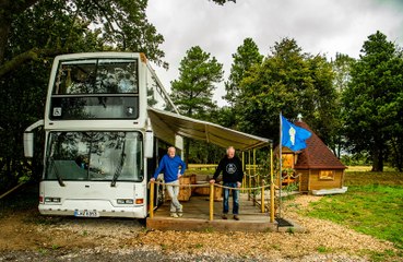 Stokesley converted school bus home