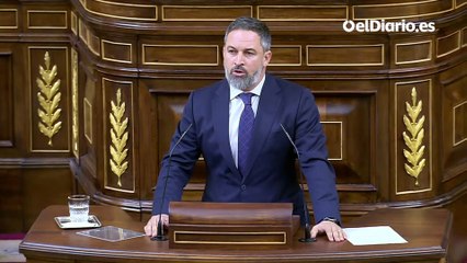 Abascal acusa a Sánchez de ser el presidente más “corrupto”