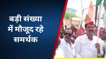 अमेठी: सपा विधायक ने डीएम को सौपा ज्ञापन, सरकार के खिलाफ की नारेबाजी