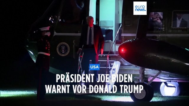 Joe Biden: Donald Trump ist eine Gefahr für die Demokratie