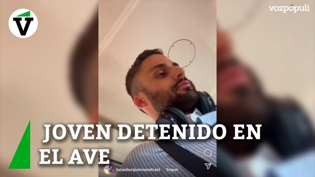 Lucas Burgueño, el psicólogo de Valladolid que interpeló a Óscar Puente en el AVE