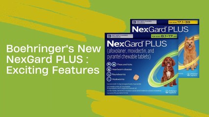 Boehringer's New NexGard PLUS : Exciting Features