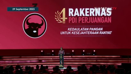 [FULL] Jokowi Bicara Soal Pangan Hingga Situasi Geopolitik di Rakernas PDIP