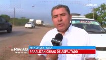 Denuncian abandono en trabajos de asfaltado en el tramo Cotoca-Puerto Paila