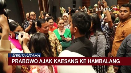 Ketemu Kaesang di Perayaan Ulang Tahun Luhut, Prabowo: Kapan ke Hambalang?