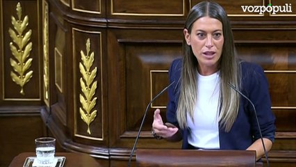 Míriam Nogueras (Junts), a Feijóo: "Durante todo el debate no ha aportado ni una sola propuesta para resolver el conflicto político que existe, porque existe, entre España y Cataluña"