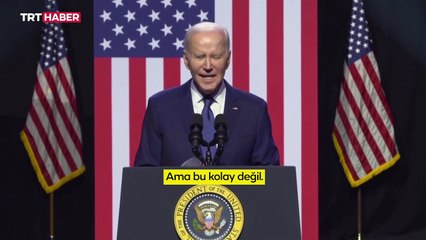 ABD Başkanı Biden, konuşmasını bölen iklim aktivistinden "sesini kesmesini" istedi