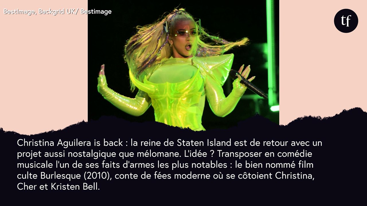 Christina Aguilera enfin de retour sur le devant de la scène avec une comédie musicale kitsch et culte