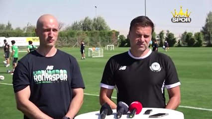 Aleksandar Stanojevic: "İyi bir neticeyle evimizdeki maçı kapatmak istiyoruz"