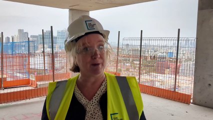 Deputy mayor of London Joanne McCartney at Manor Road Quarter in Canning Town