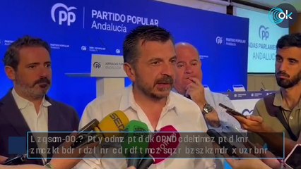 Martín (PP): "Qué pena que el PSOE defienda que los andaluces seamos de segunda tras catalanes y vascos"