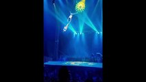 Artistas sofrem queda de 4 metros em  apresentação de Circo em São José