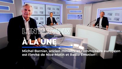 Michel Barnier, ancien ministre et commissaire européen est l'invité de Nice-Matin