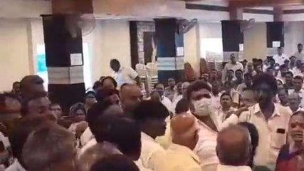 గుంటూరు జిల్లా: ఉద్రిక్తత... రంగంలోకి పోలీసులు