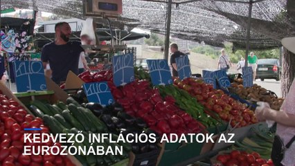 Kedvező inflációs adatok érkeztek az eurózónából