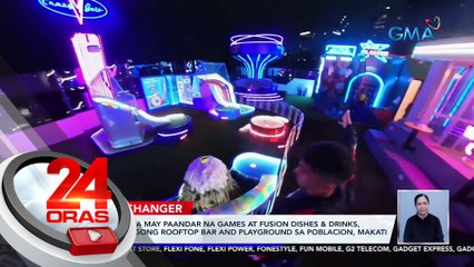 Tambayan na may paandar na games at fusion dishes & drinks, alok ng bagong rooftop bar and playground sa Poblacion, Makati | 24 Oras