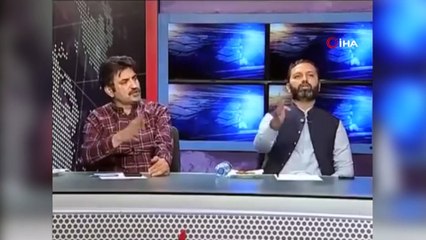 Canlı yayında tekme tokat kavga!