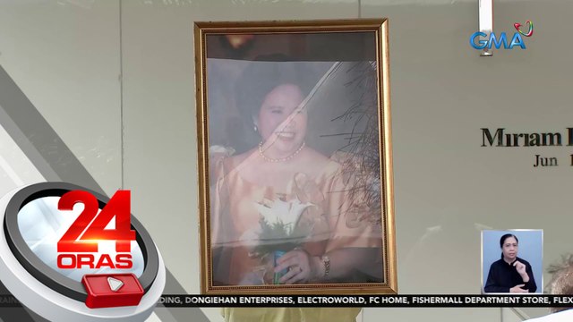 Ika-7 anibersaryo ng pagpanaw ni dating Sen. Miriam Defensor-Santiago, ginunita | 24 Oras