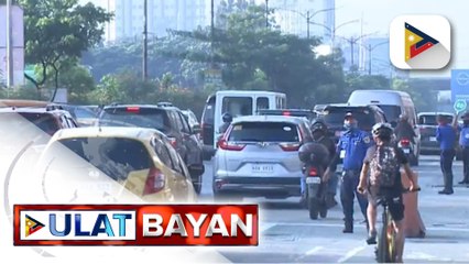 Zipper lane sa Katipunan Ave., nakatulong sa pagpapagaan ng trapiko