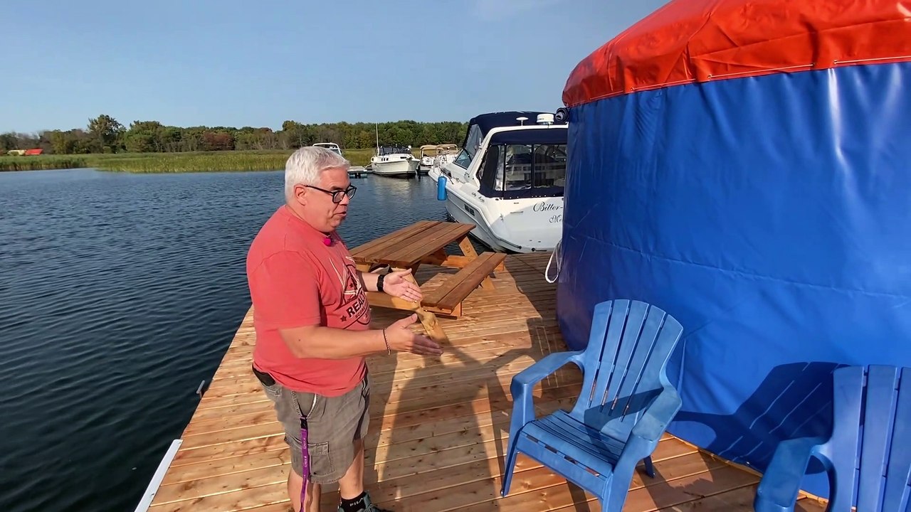 Des yourtes flottantes à Beauharnois ‐ Réalisée avec Clipchamp