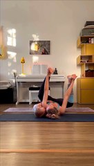 Baby Does Yoga With Mom
