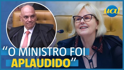 Alexandre de Moraes foi aplaudido por presos do 8/1, diz Rosa Weber