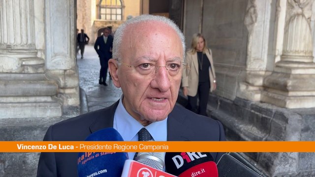 Campi Flegrei, De Luca Sbloccare i fondi da dare ai comuni