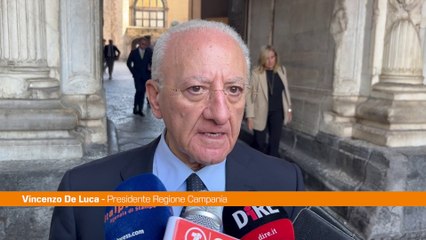 Campi Flegrei, De Luca "Sbloccare i fondi da dare ai comuni"