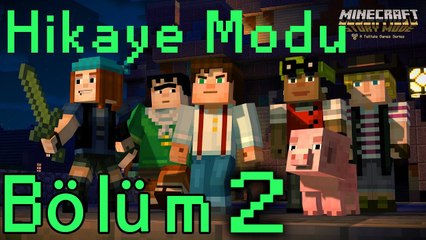 Minecraft: Story Mode (Hikaye Modu)""Order of the Stone" Bölüm 2 [1080P 60FPS] (Türkçe Anlatımlı)