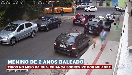 Bandidos atacam homem, e criança é atingida por disparos