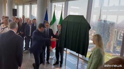 Berlusconi, parenti e amici a intitolazione belvedere Lombardia