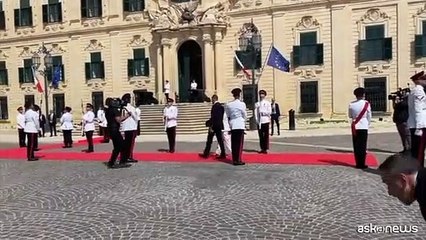 Giorgia Meloni ? arrivata a La Valletta per il summit Med9