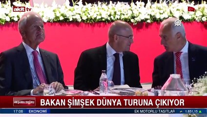 Bakan Şimşek dünya turuna çıkıyor