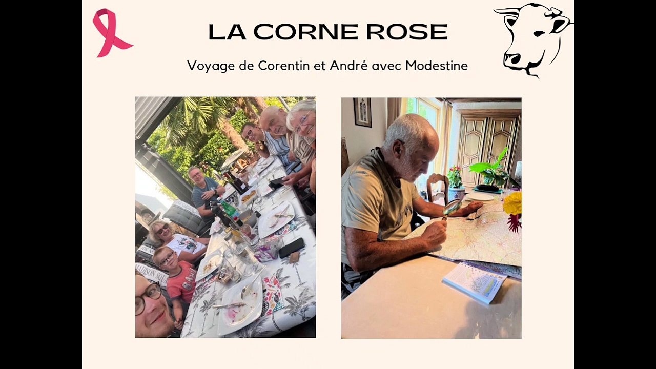 la corne rose