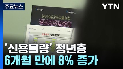 '신용불량' 청년층 23만 명...반년 만에 만7천 명 늘어 / YTN