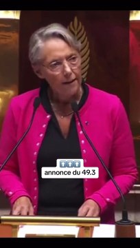 Élisabeth Borne utilise une nouvelle fois le 49.3 pour faire passer un projet de loi de programmation des finances publiques