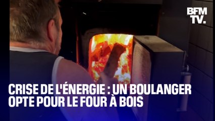Crise de l'énergie: un boulanger contraint de repasser au four à bois