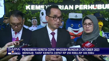 Peresmian Kereta Cepat Jakarta-Bandung Mundur Jadi 2 Oktober, Ini Alasannya