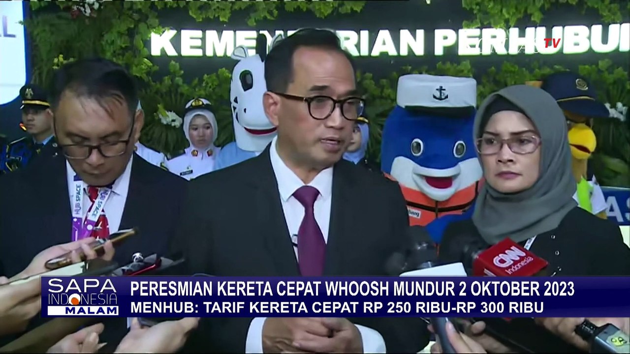 Peresmian Kereta Cepat Jakarta-Bandung Mundur Jadi 2 Oktober, Ini Alasannya