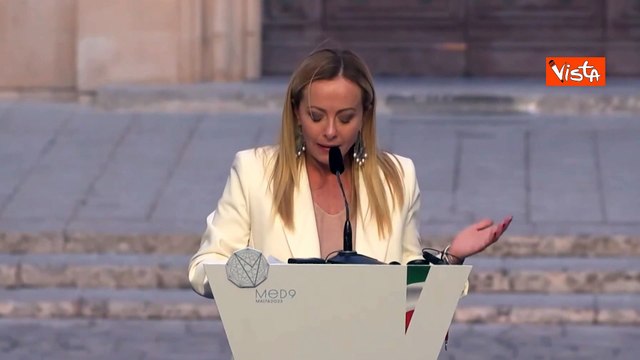 Meloni: Questione migratoria non pu? essere rinchiusa dentro i confini di un'unica nazione