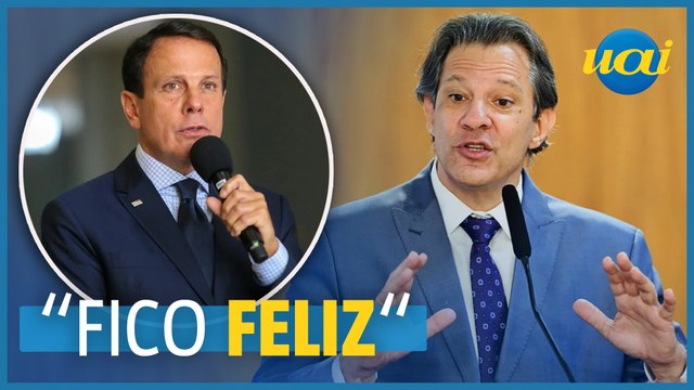 Haddad agradece elogios de Dória sobre o governo Lula